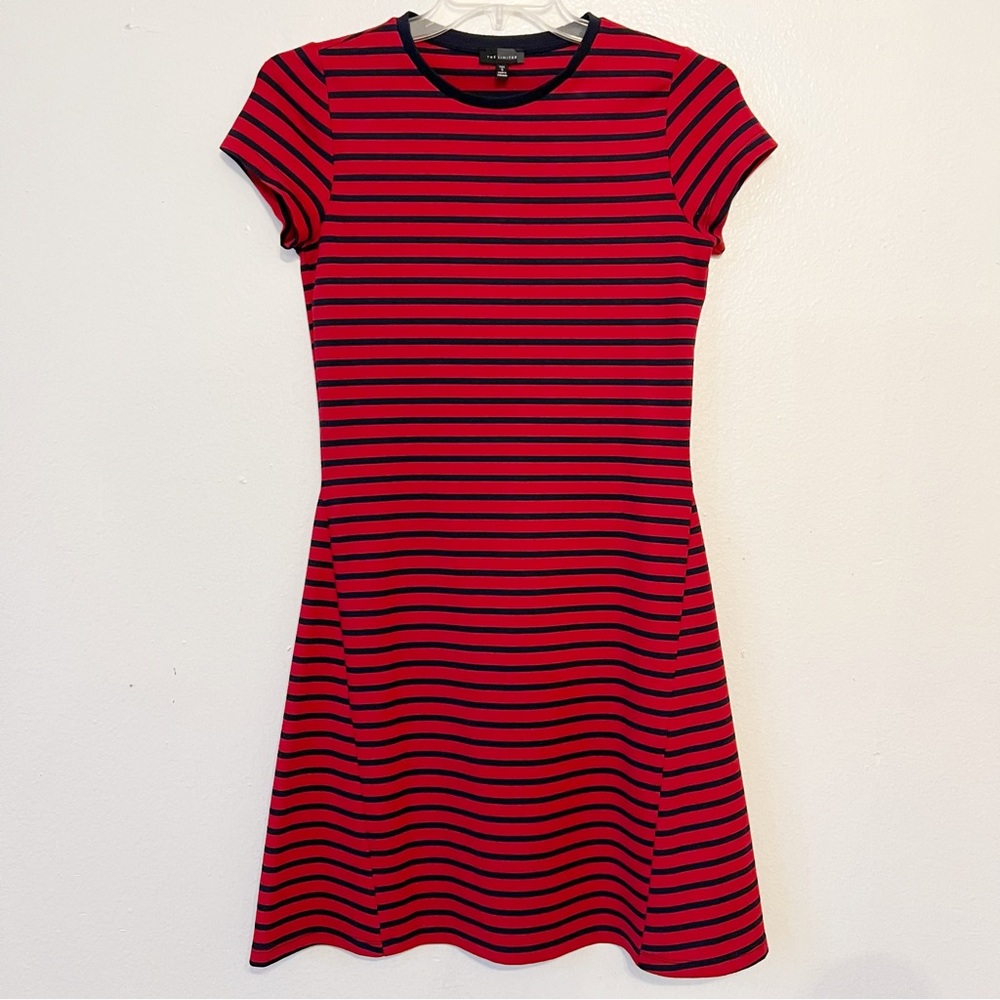 The Limited Fit and Flare Striped Dress